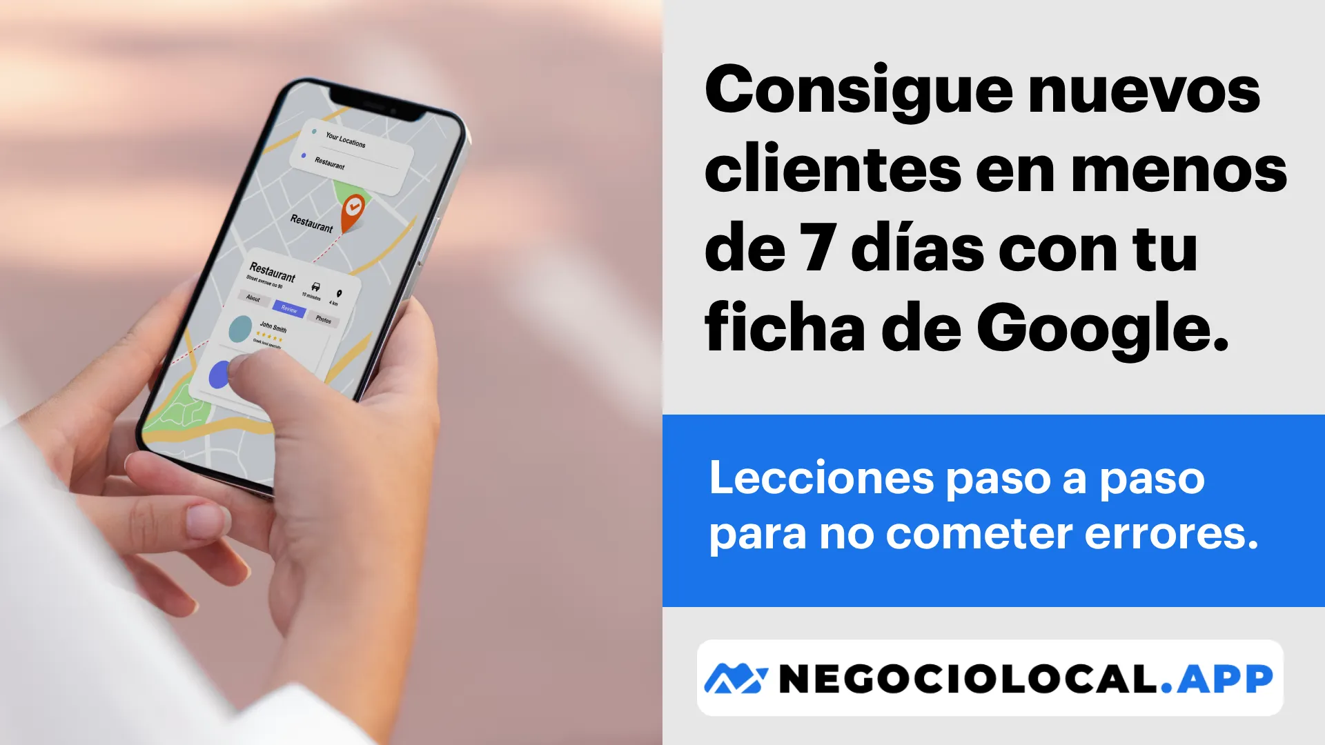 Consigue nuevos clientes en menos de 7 días con tu ficha de Google